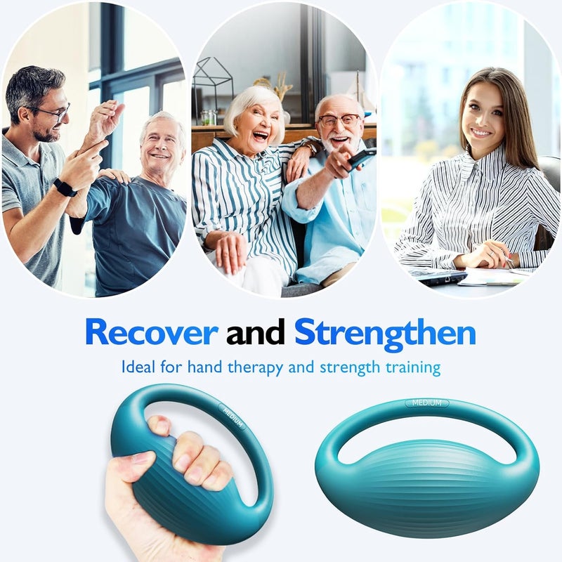 FitBeast Hand Exercise Balls - 3 Resistance Levels Stress Balls for Adults, Squeeze Balls for Hand Therapy, Rehabilitation, Arthritis, Muscle Building - Image 5